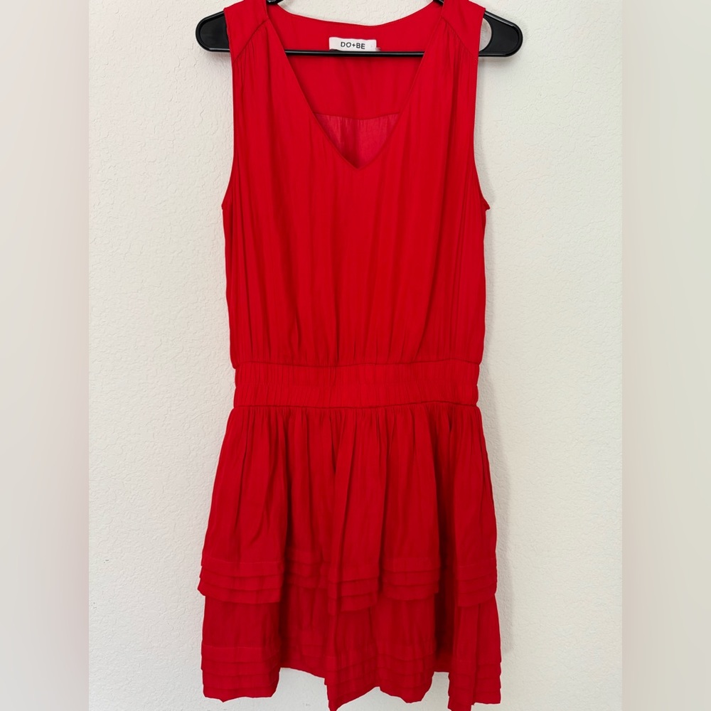 DO+BE red ruffled dress